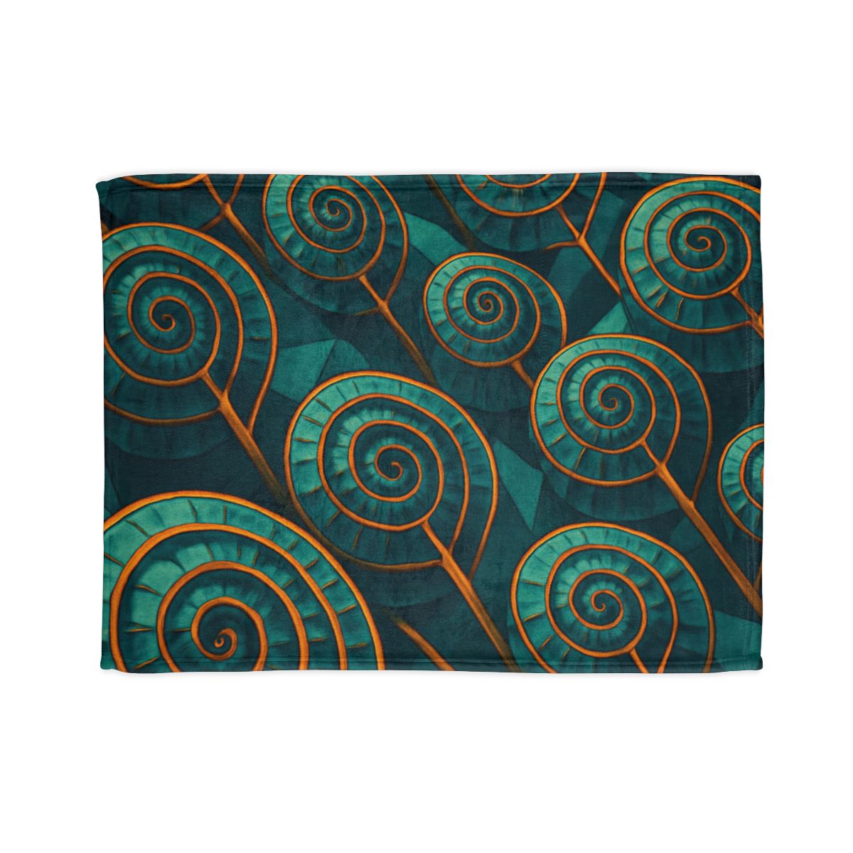 Spiral Seed Pod Matrix decorative home blankets