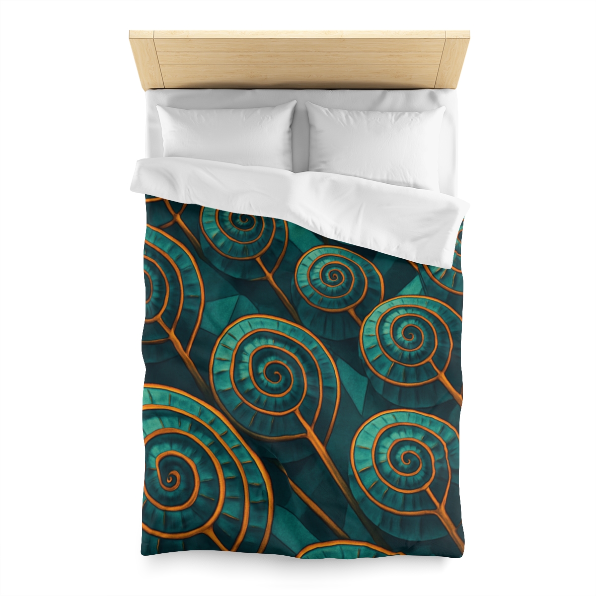 Spiral Seed Pod Matrix personalized bedding duvets