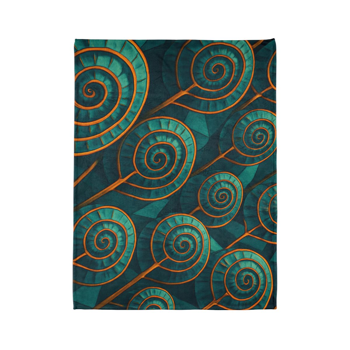 Spiral Seed Pod Matrix decorative home blankets