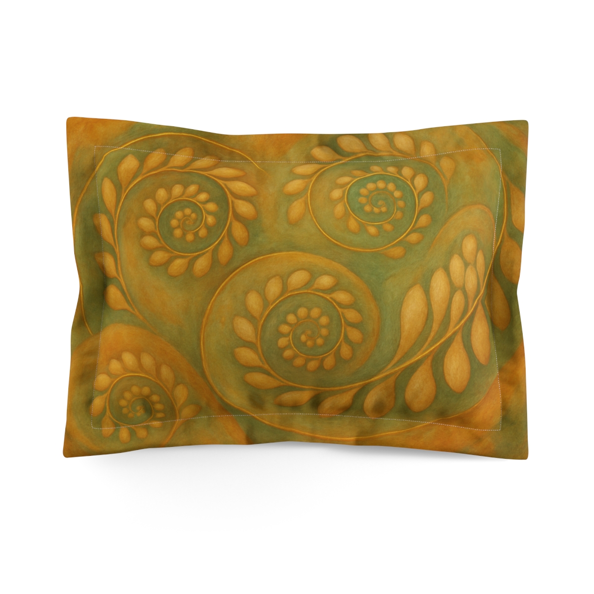 Spiral Seedpod Harmony custom pillows