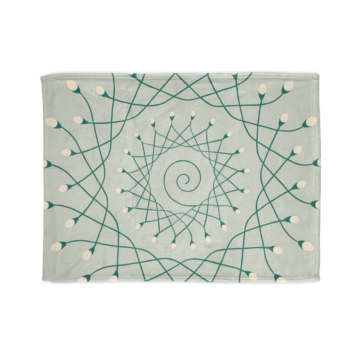 Spiral Sprout Lattice stylish throw blankets