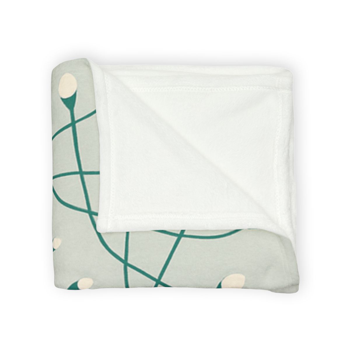 Spiral Sprout Lattice stylish throw blankets