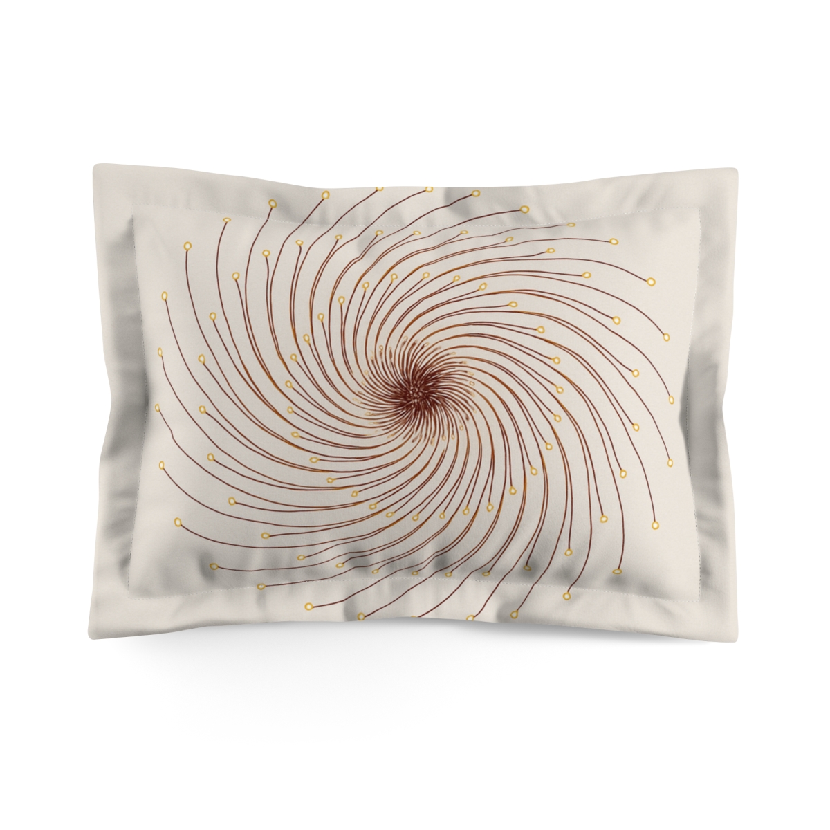 Spiral Stamen Echo soft plush pillows