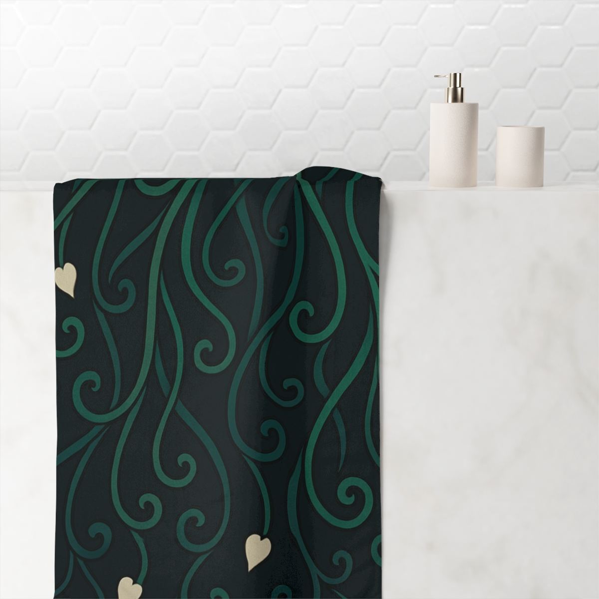 Spiral Stem Cascade comfortable face towels