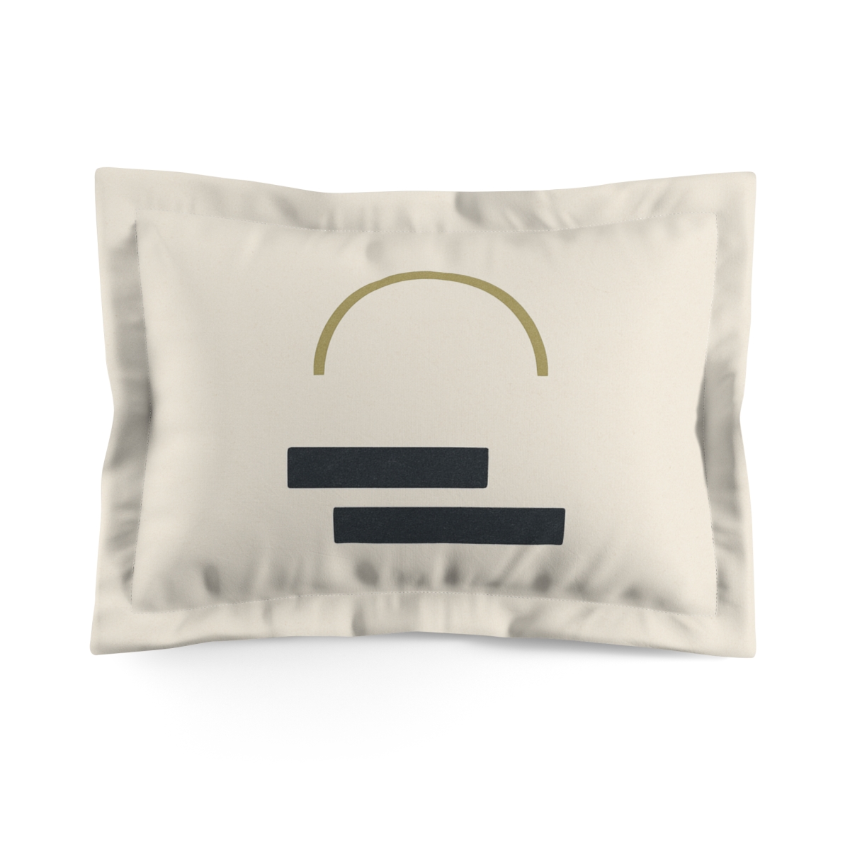 Split Arc Above Aligned Bars gift pillows for home