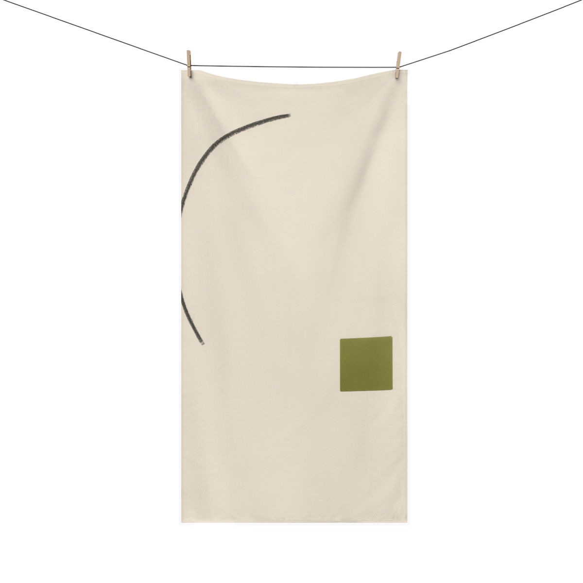Split Arc And Square Field unique gift towels