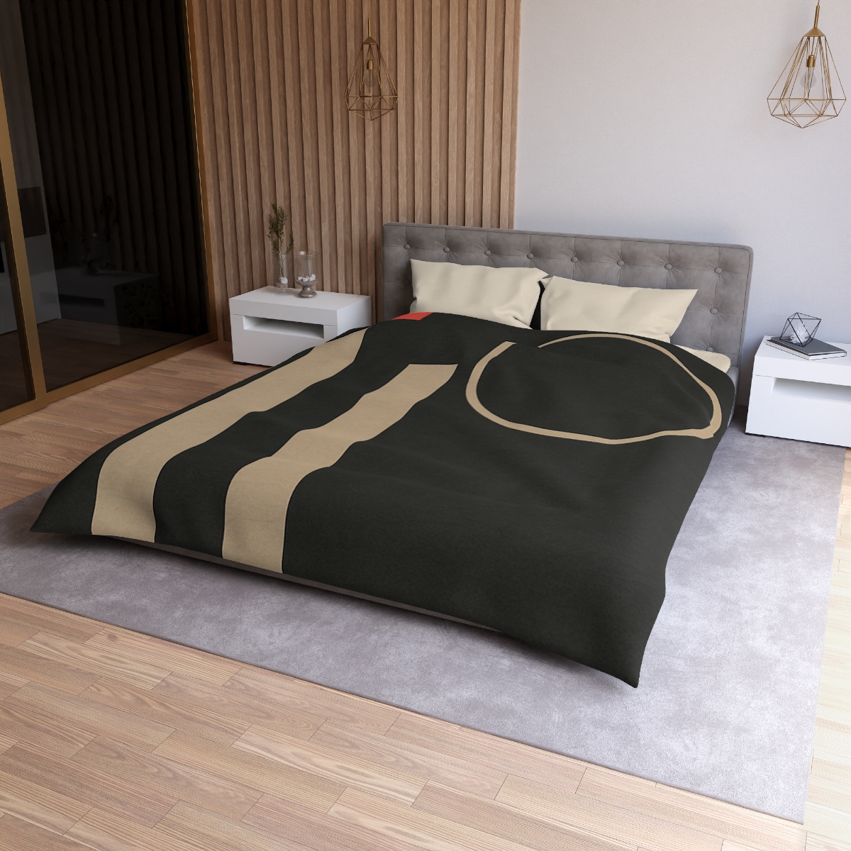 Split Bar With Quiet Ring custom duvets