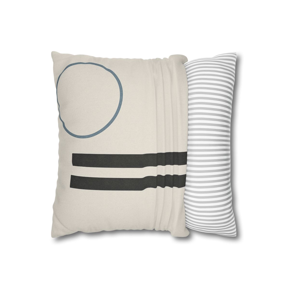 Split Column And Floating Ring designer print pillow cases