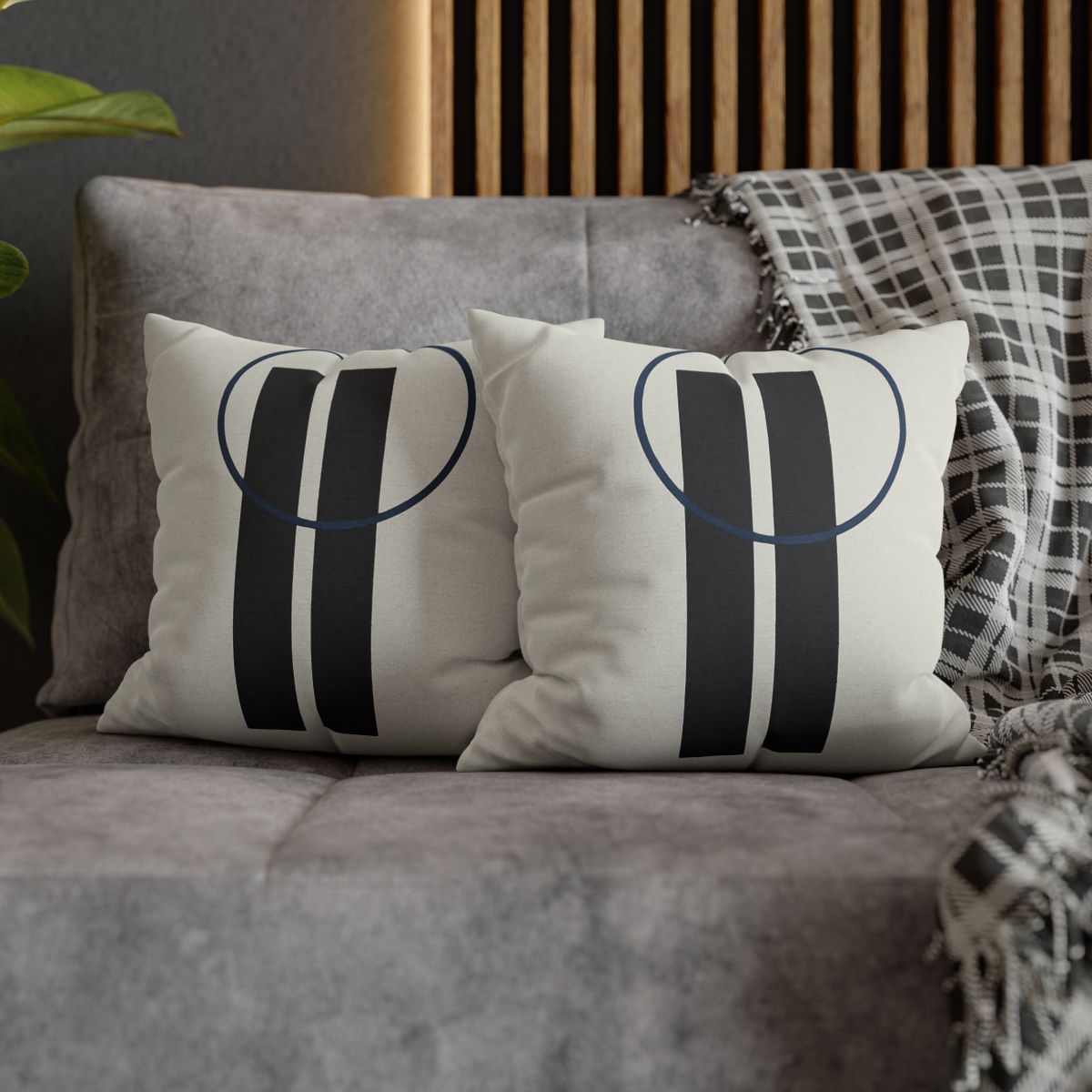 Split Column And Orbiting Ring trendy patterned pillow cases