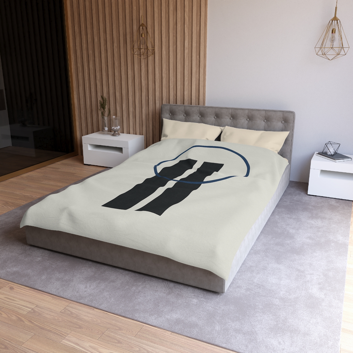 Split Column And Orbiting Ring unique patterned duvets