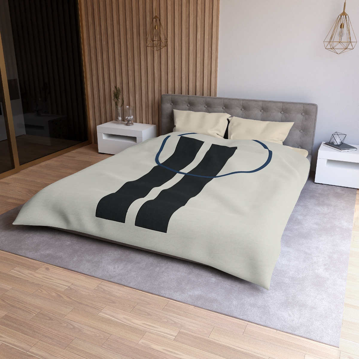 Split Column And Orbiting Ring unique patterned duvets