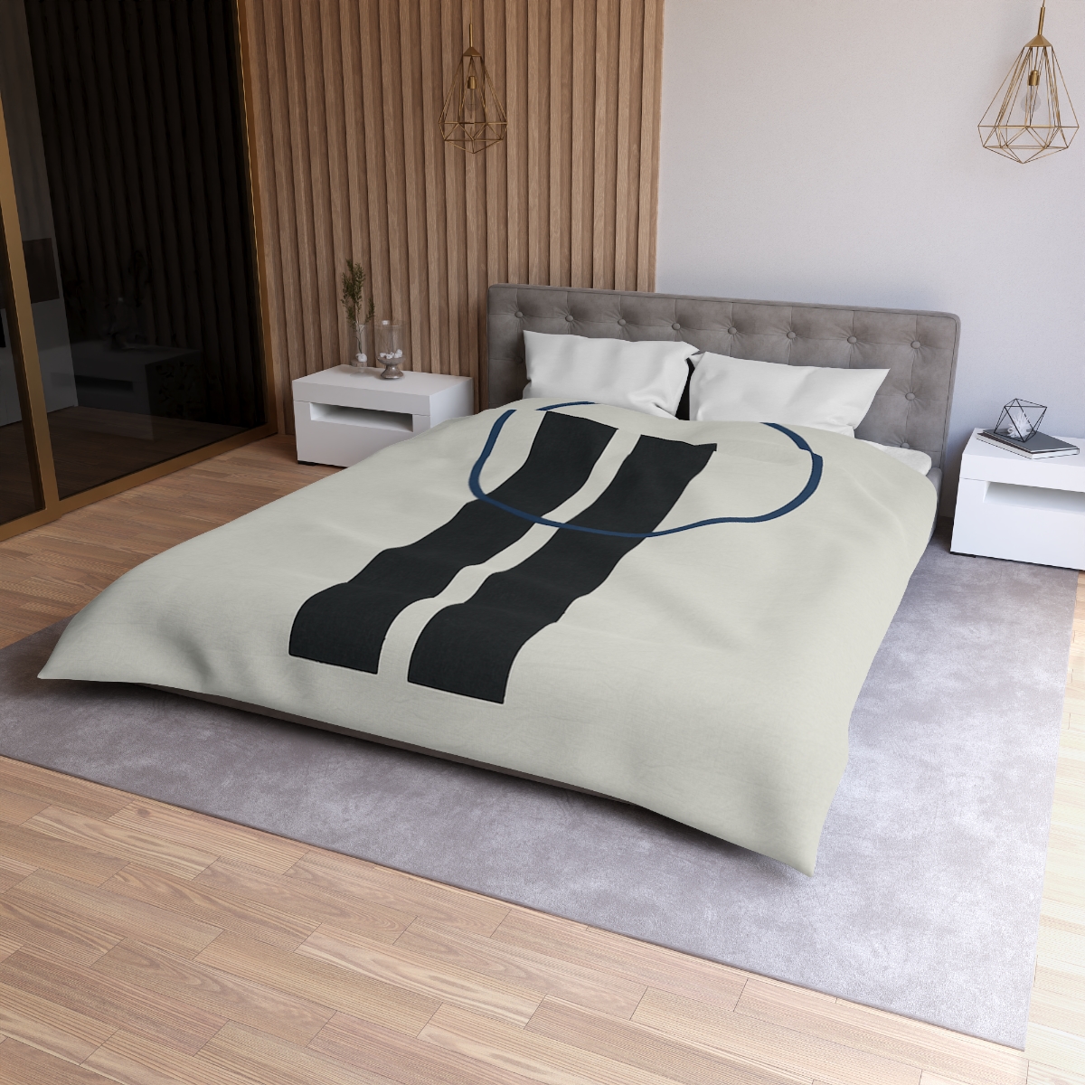 Split Column And Orbiting Ring unique patterned duvets