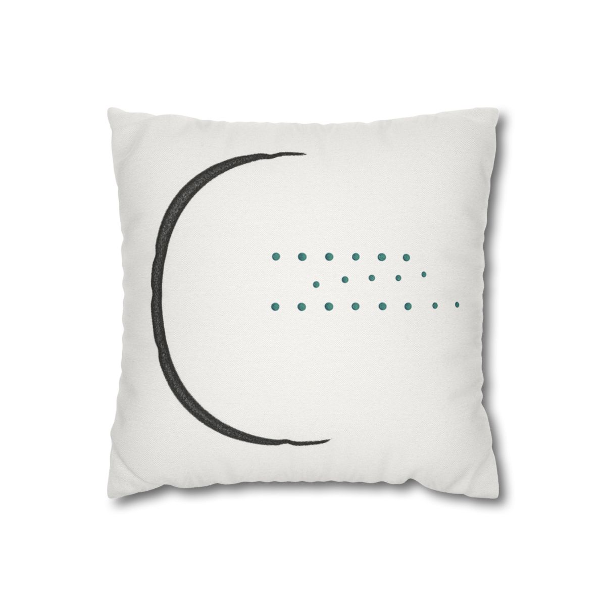 Split Crescent And Parallel Dots custom pillow cases