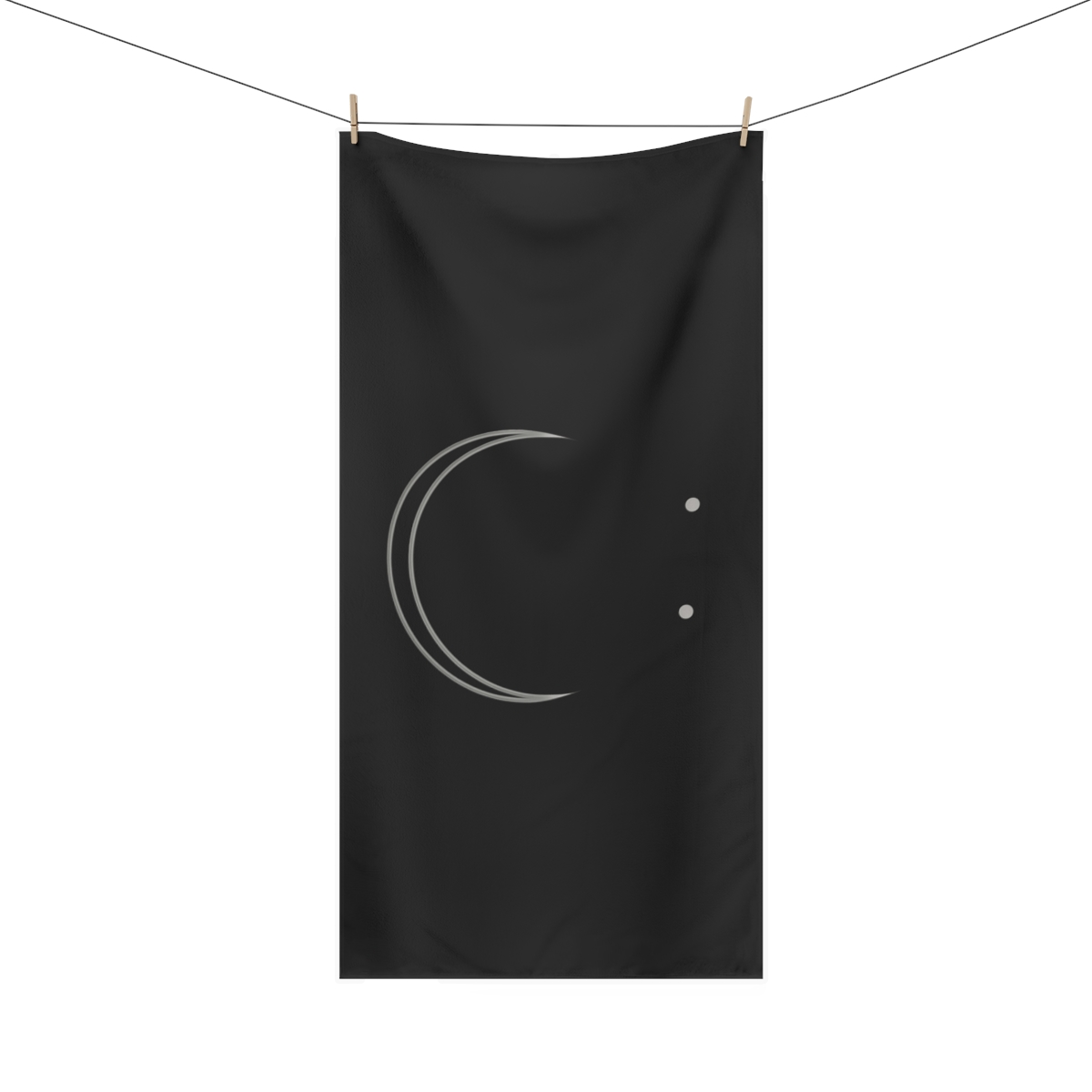 Split Crescent With Distant Pair unique gift towels