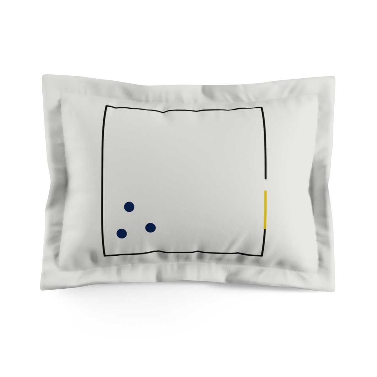 Split Frame With Missing Corner Dot Cluster comfortable bed pillows
