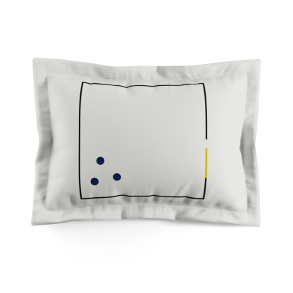 Split Frame With Missing Corner Dot Cluster comfortable bed pillows