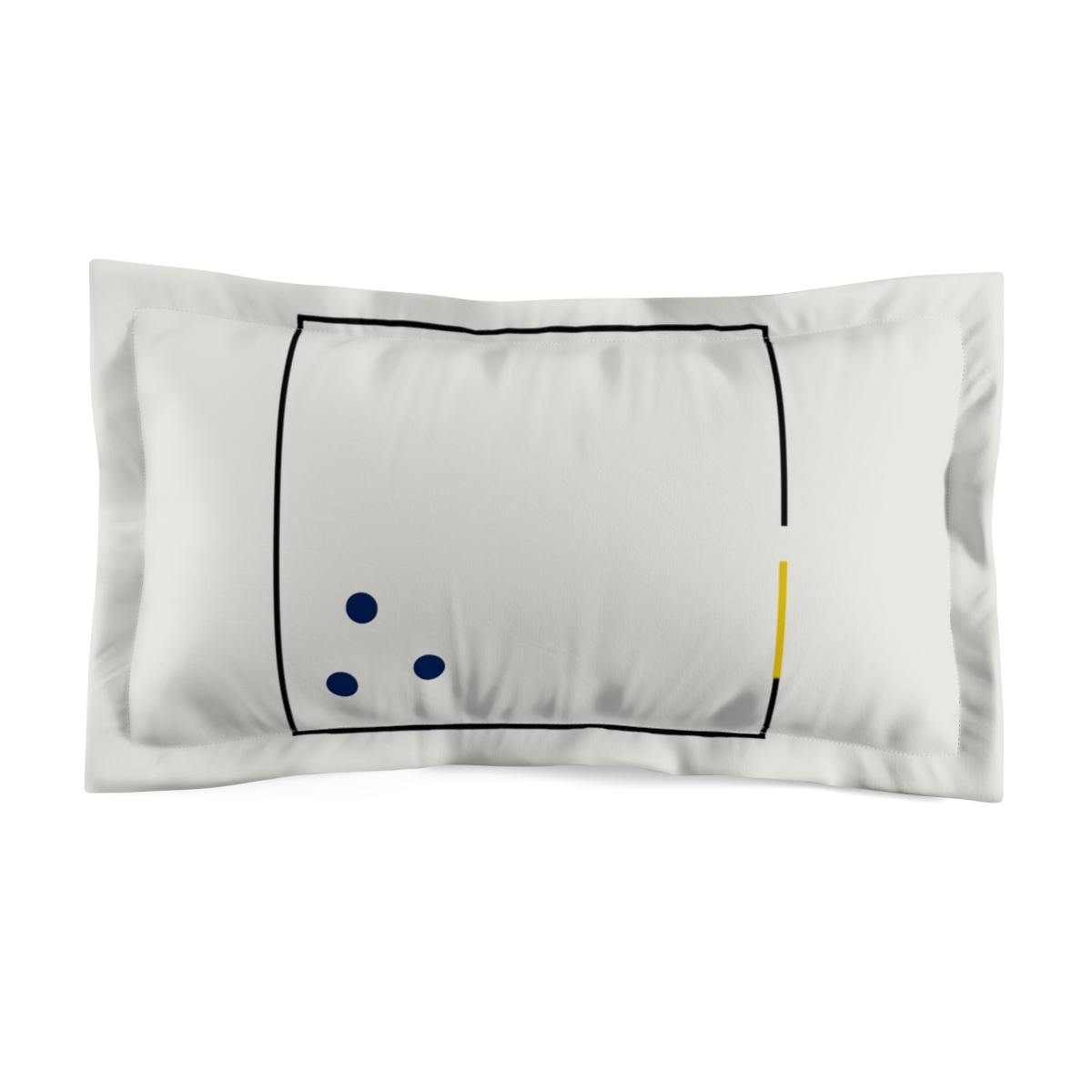 Split Frame With Missing Corner Dot Cluster comfortable bed pillows