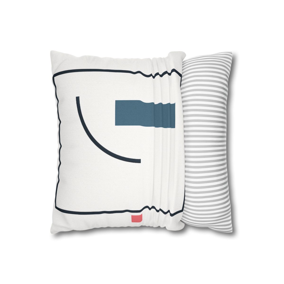 Split Frame With Rising Arc stylish decorative pillowcases