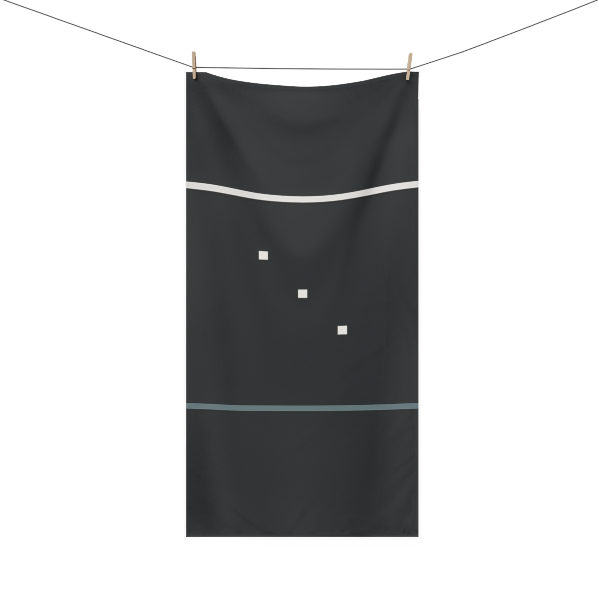 Split Horizon Bar Constellation trendy hand towels
