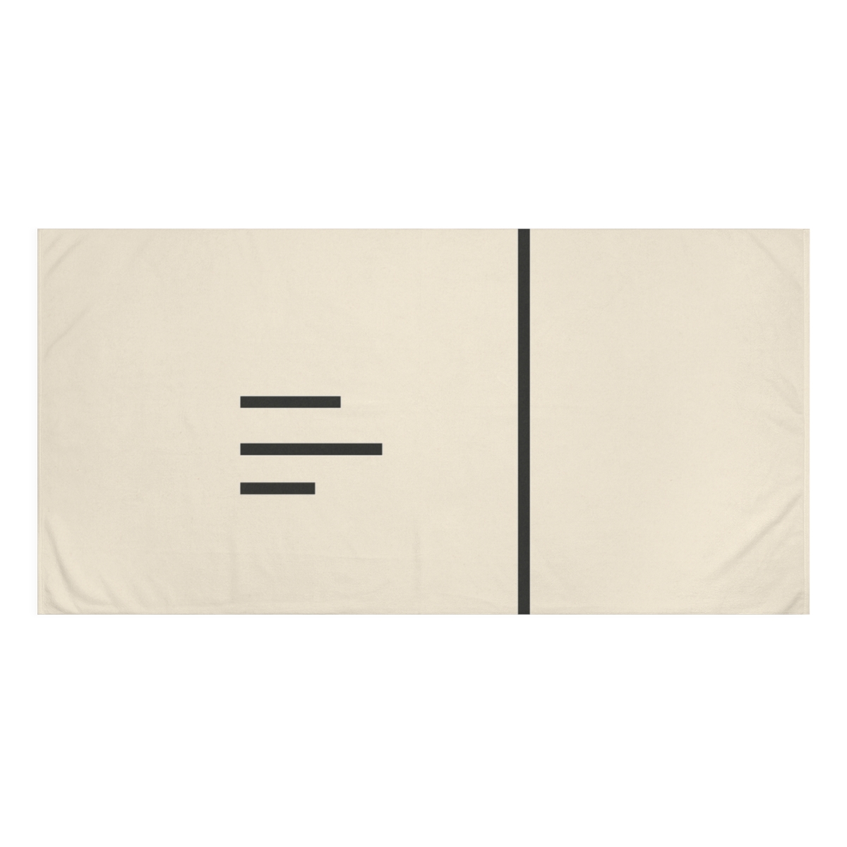 Split Horizon Line Cluster stylish beach towels