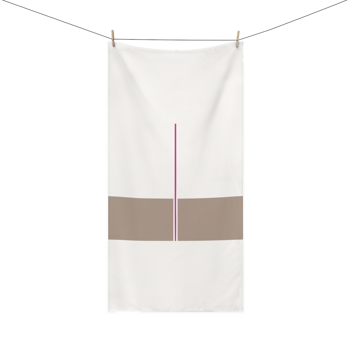Split Rectangle And Rising Line comfortable face towels
