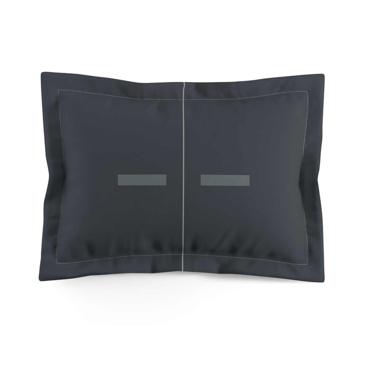Split Rectangle With Crossing Line designer printed pillows