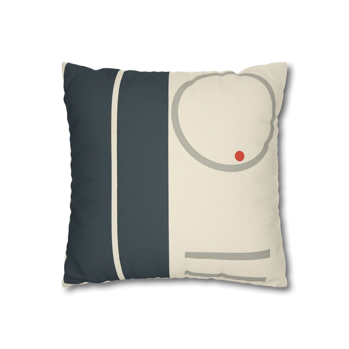 Split Rectangle With Floating Ring stylish decorative pillowcases