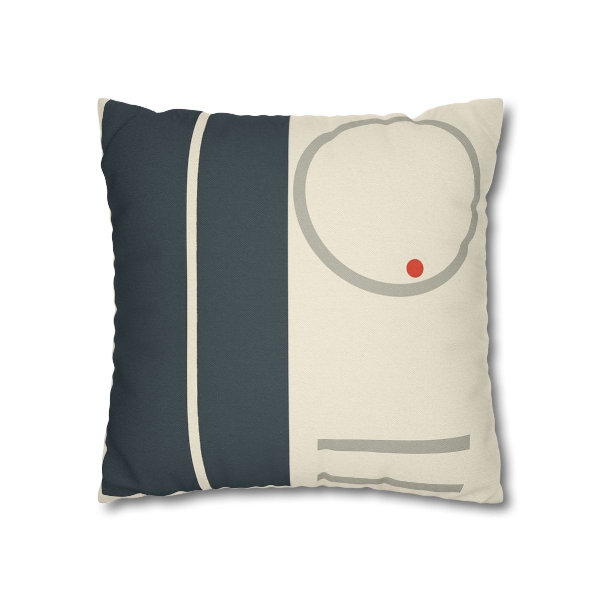 Split Rectangle With Floating Ring stylish decorative pillowcases