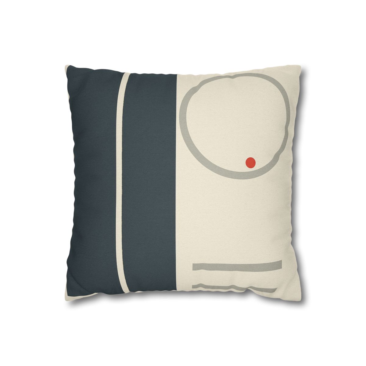 Split Rectangle With Floating Ring stylish decorative pillowcases