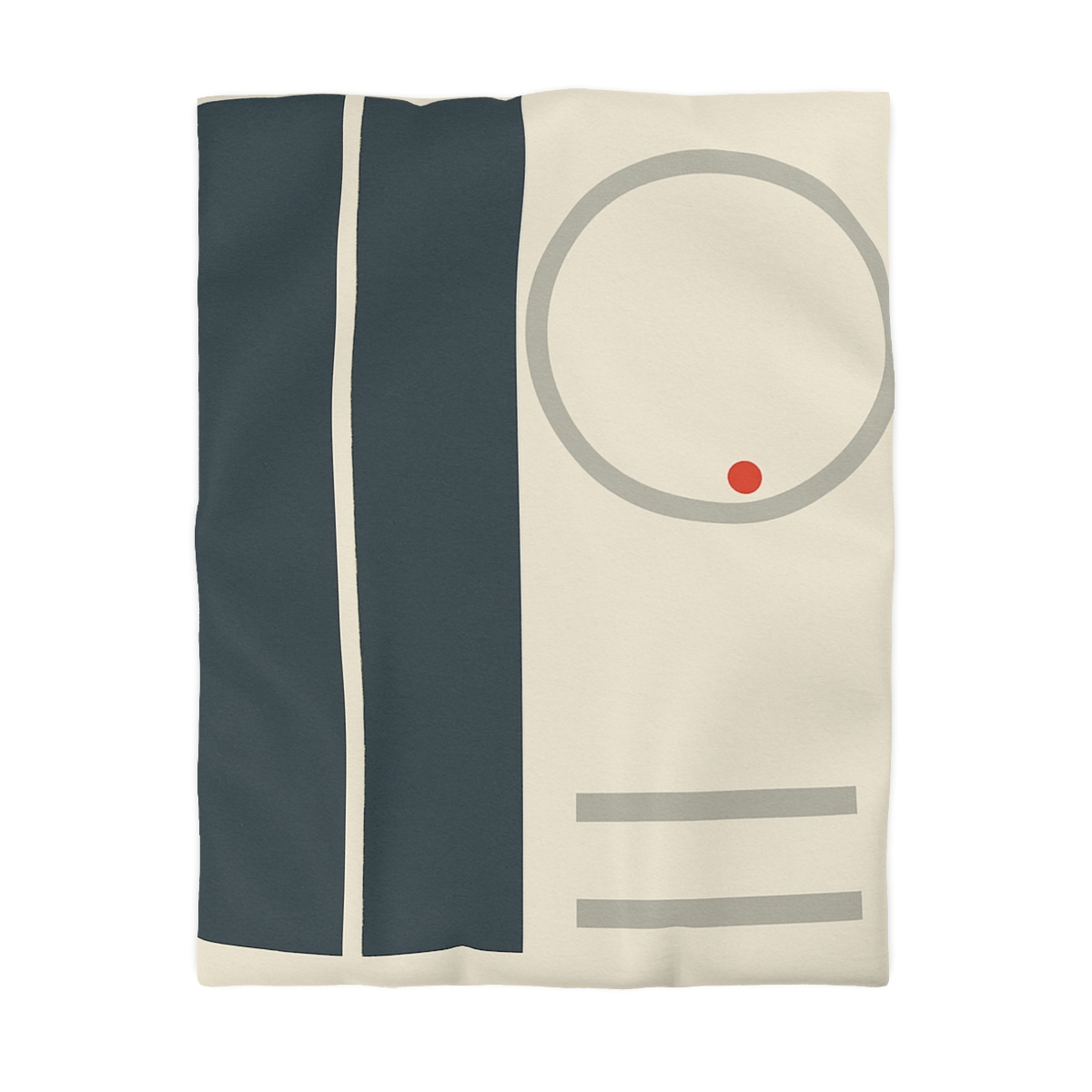 Split Rectangle With Floating Ring personalized bedding duvets