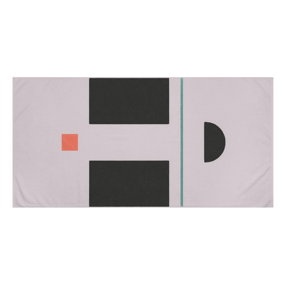 Split Rectangle With Thin Bridge unique gift towels