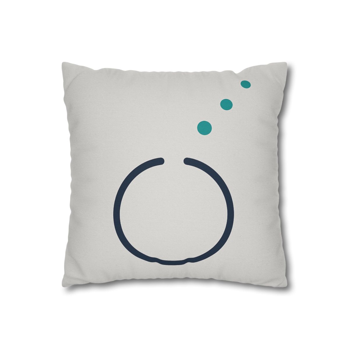 Split Ring And Ascending Dots stylish decorative pillowcases