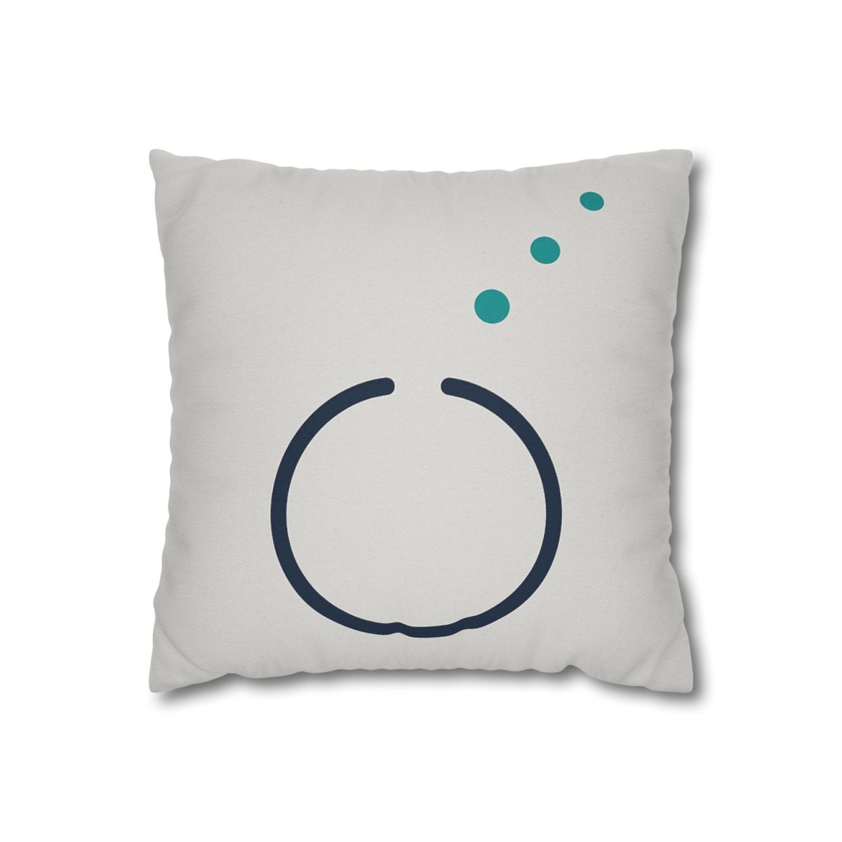 Split Ring And Ascending Dots stylish decorative pillowcases