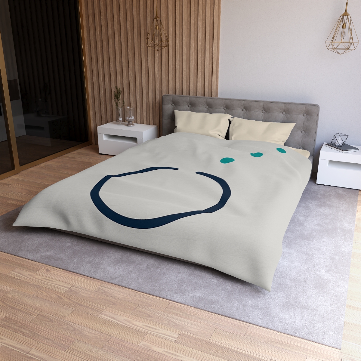 Split Ring And Ascending Dots warm winter duvets