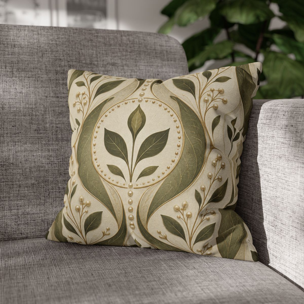 Sprout Aperture Damask stylish decorative pillowcases [AI-1698c3a7-37e3ad756ffc]
