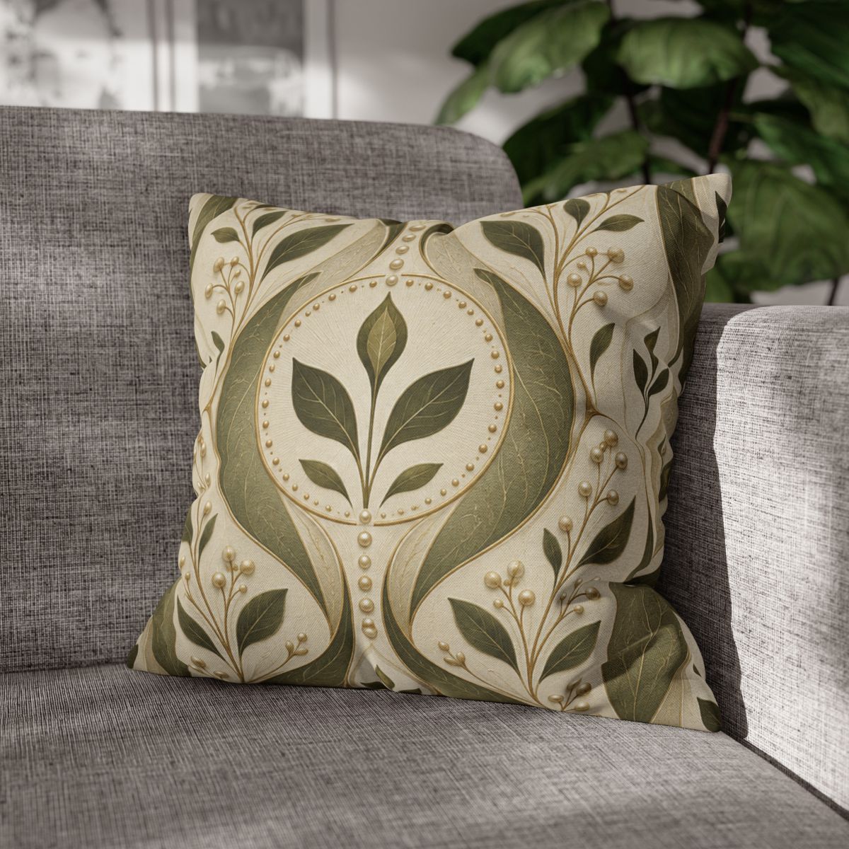 Sprout Aperture Damask stylish decorative pillowcases [AI-1698c3a7-2a890cb39d68]
