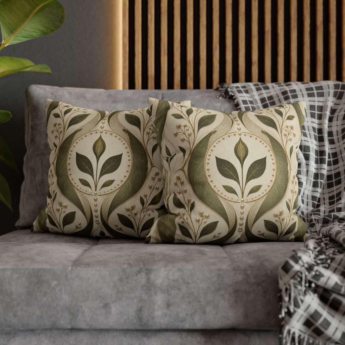 Sprout Aperture Damask stylish decorative pillowcases [AI-1698c3a7-5ae667f15a75]