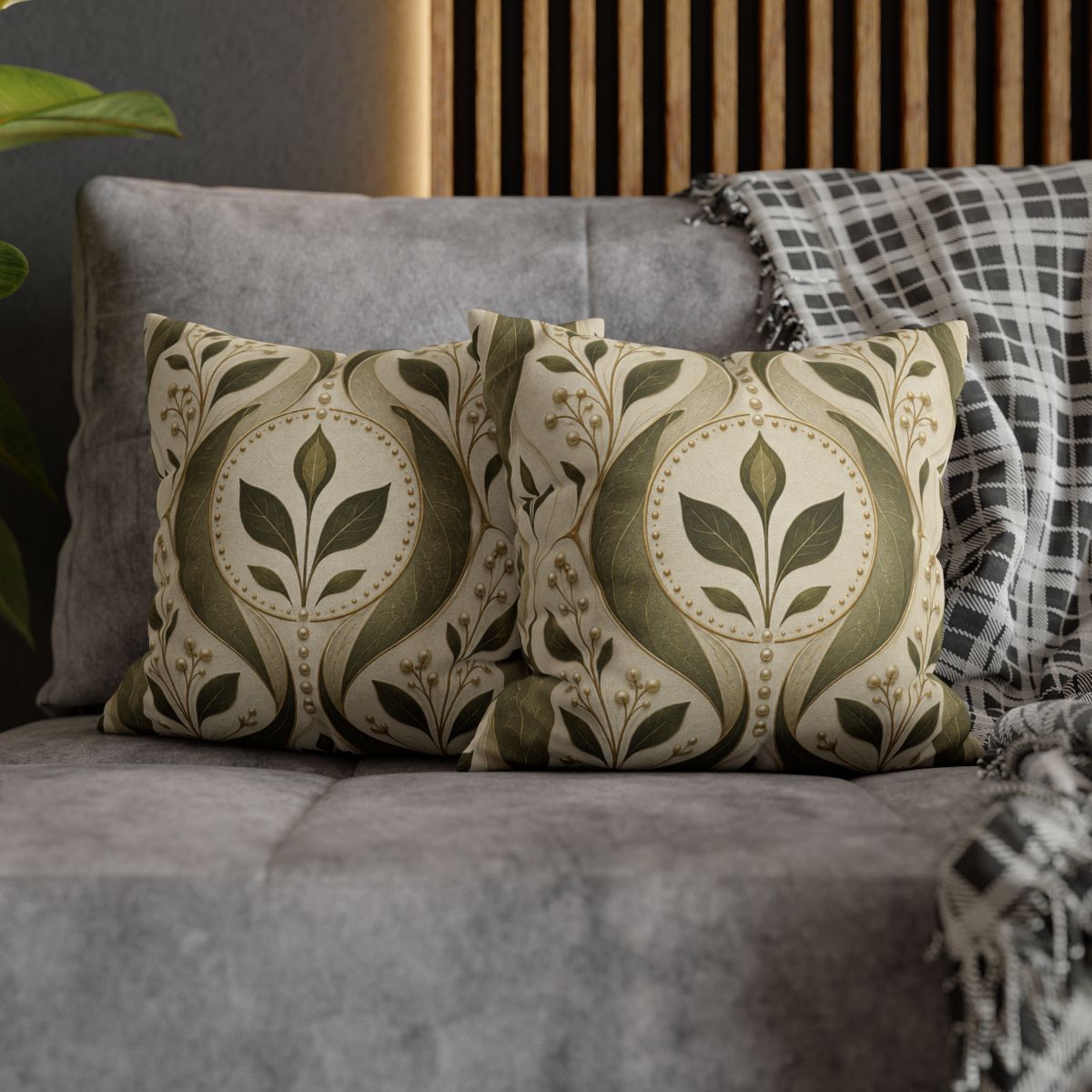 Sprout Aperture Damask stylish decorative pillowcases [AI-1698c3a7-19e7b3380ecc]
