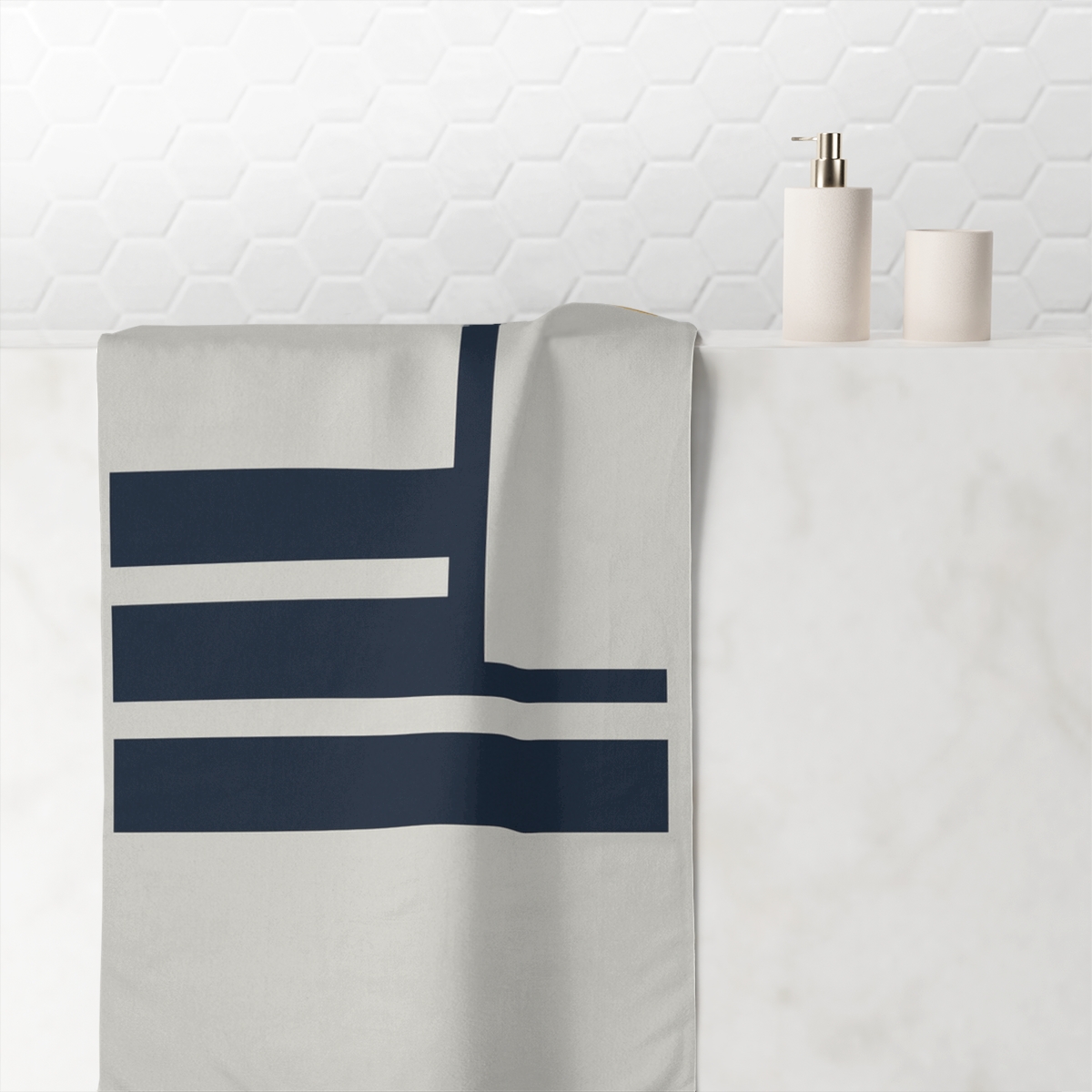 Stacked Bars With Open Corner stylish beach towels