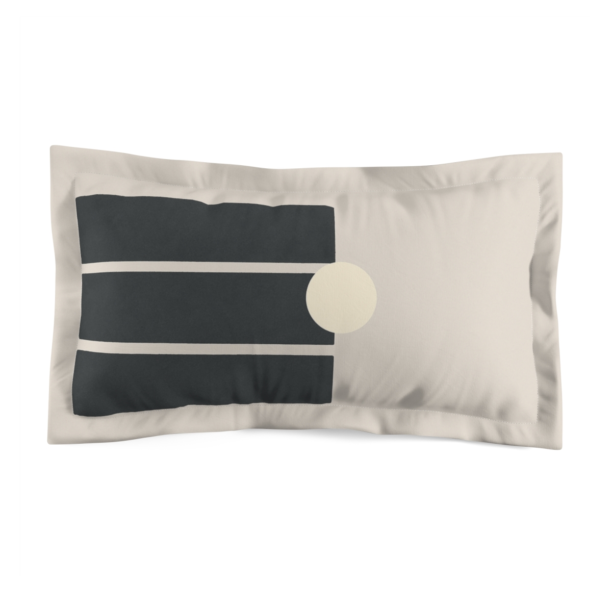 Stacked Bars With Small Eclipse custom pillows