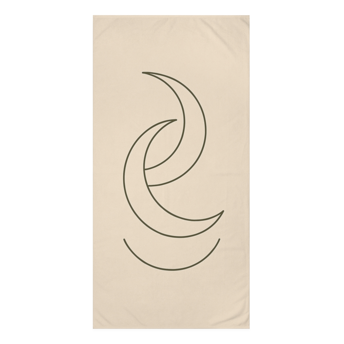 Stacked Crescent Alignment custom towels