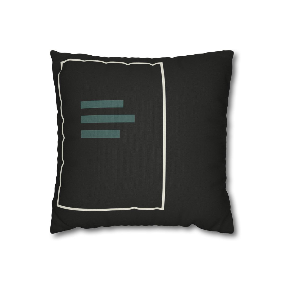 Stacked Frame And Three Bar Signal comfortable bedding pillow covers