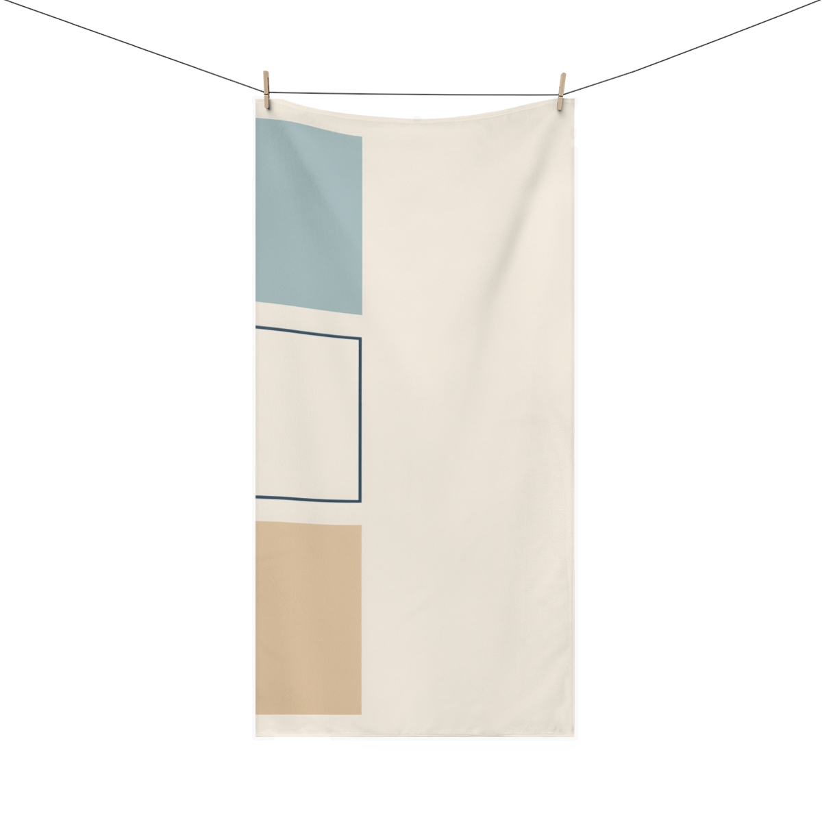 Stacked Rectangles Breathing Space unique gift towels