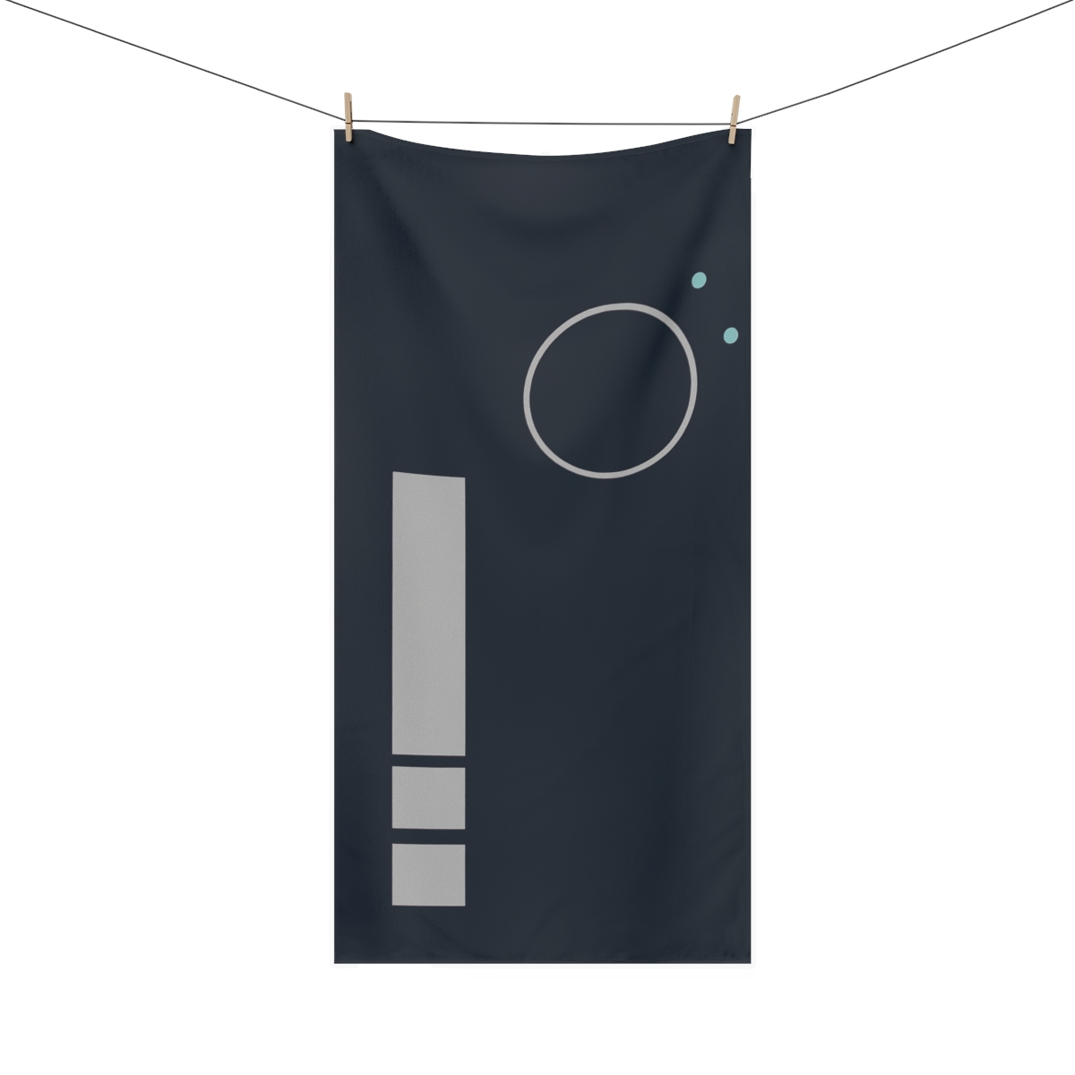 Stacked Rectangles With Offset Ring soft cotton towels