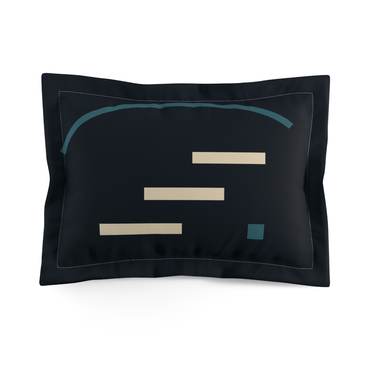 Staggered Arc With Three Bars personalized decorative pillows