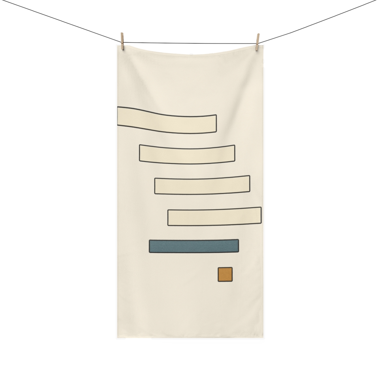 Staggered Bar Ladder soft cotton towels