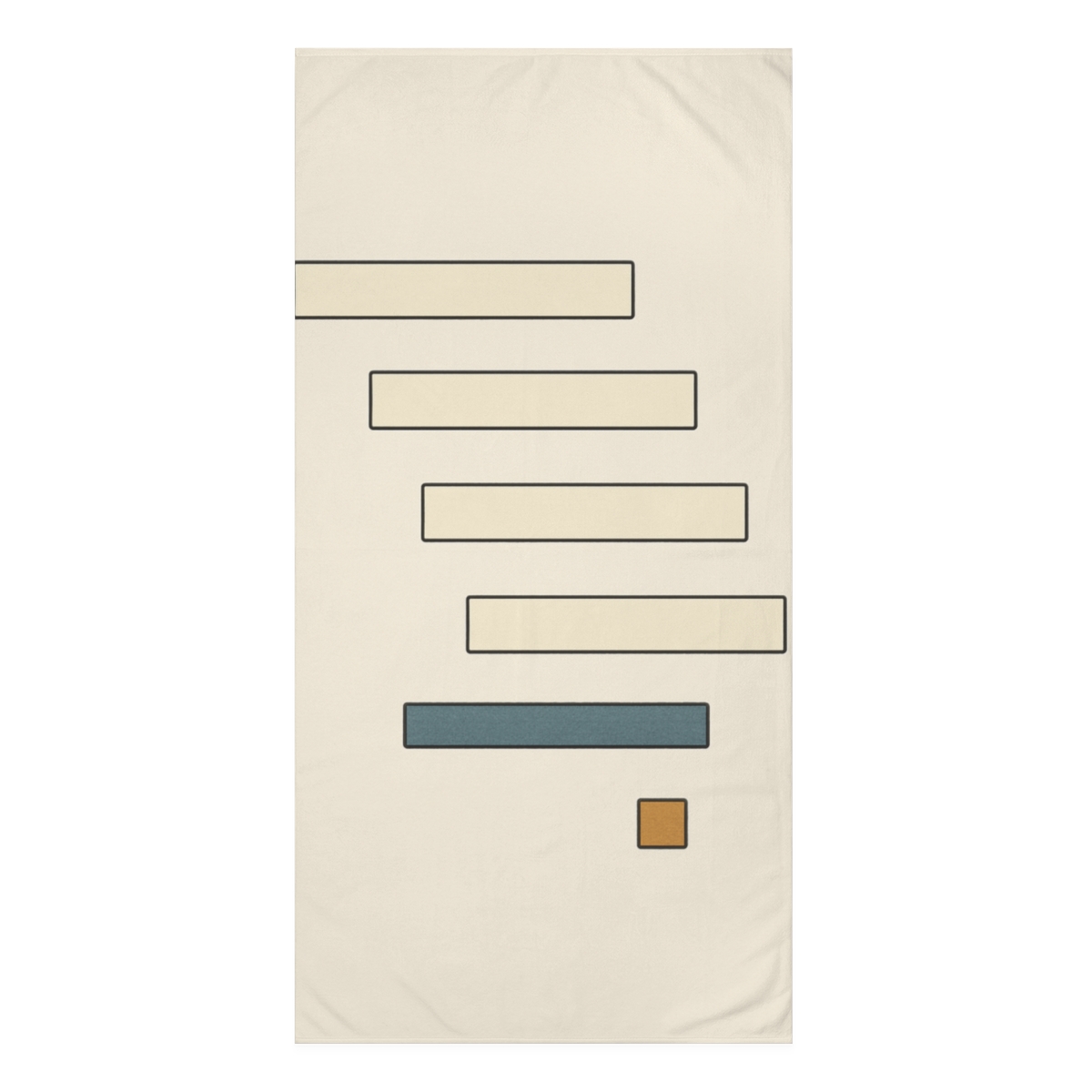 Staggered Bar Ladder soft cotton towels