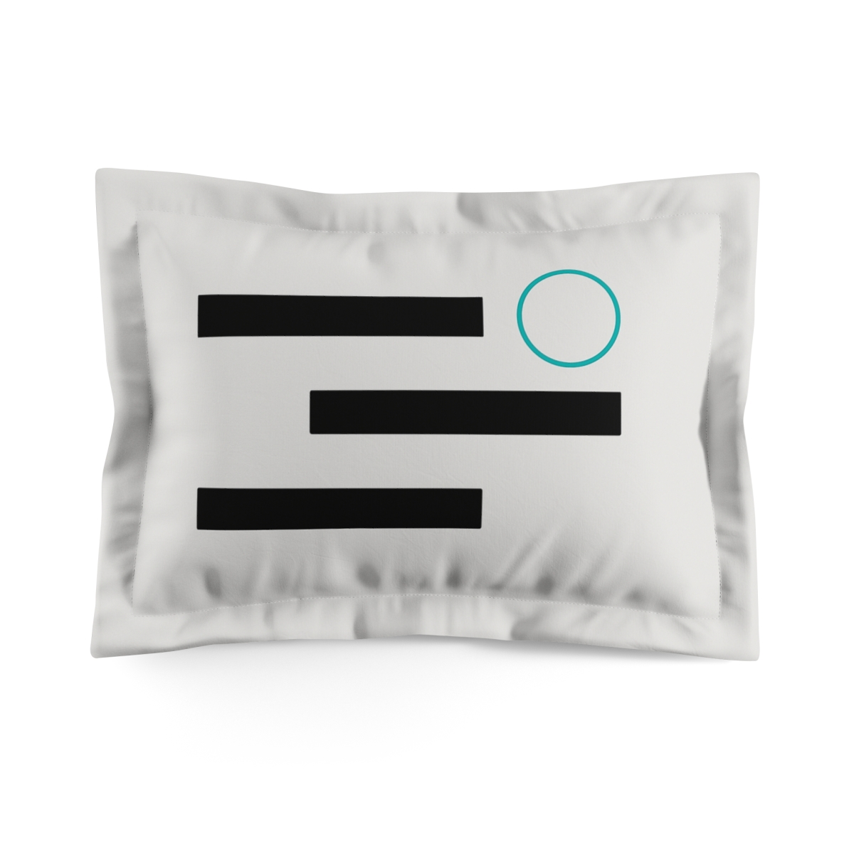 Staggered Bars And Halo designer printed pillows
