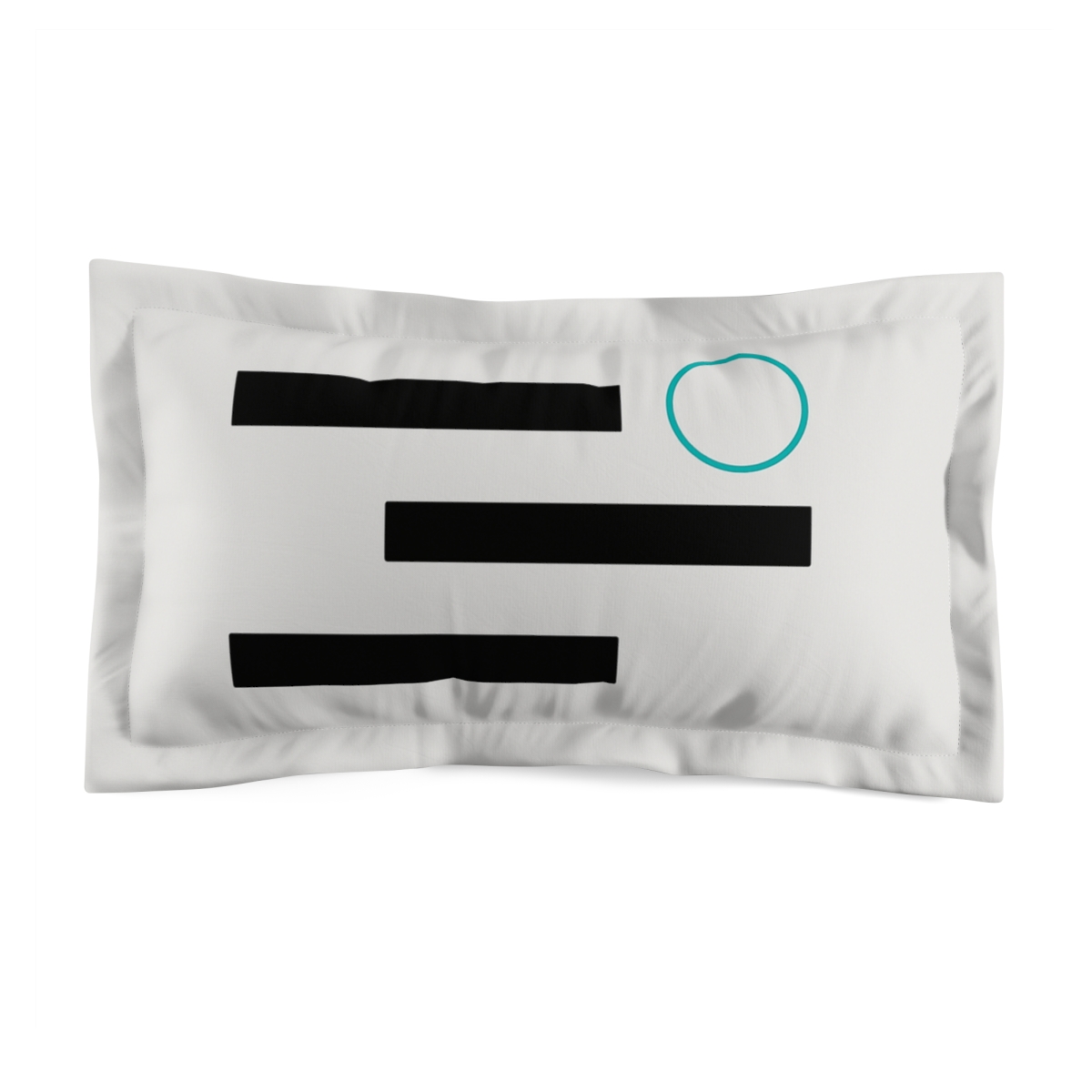 Staggered Bars And Halo designer printed pillows