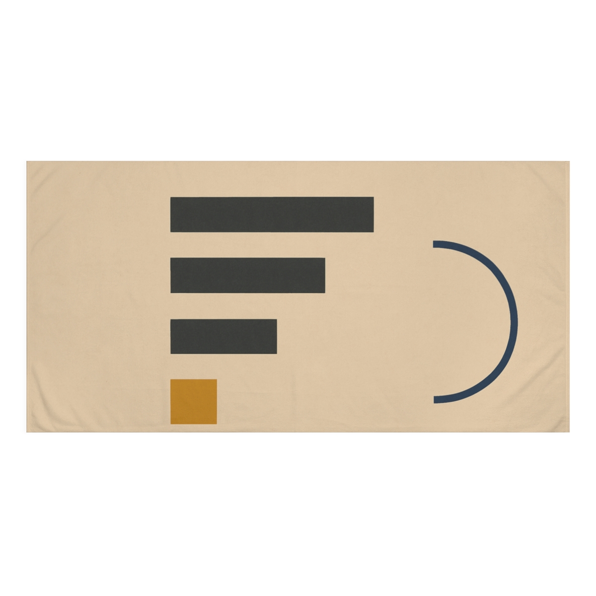 Staggered Bars Under Half Arc unique gift towels